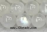 CMS1908 15.5 inches 10mm round white moonstone gemstone beads