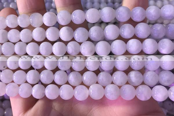 CMS1916 15.5 inches 8mm round white moonstone beads wholesale