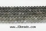 CMS2021 15.5 inches 8mm round black moonstone beads wholesale