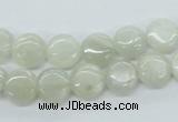 CMS209 15.5 inches 10mm flat round moonstone gemstone beads wholesale