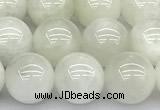 CMS2096 15 inches 8mm round white moonstone beads