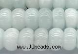 CMS2137 15 inches 6*8mm rondelle blue moonstone beads