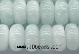 CMS2138 15 inches 6*10mm rondelle blue moonstone beads