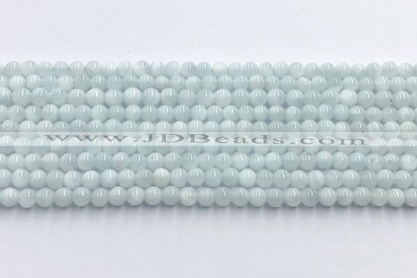 CMS2143 15 inches 4mm round blue moonstone beads