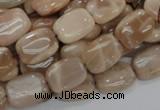 CMS27 15.5 inches 12*16mm rectangle moonstone gemstone beads wholesale