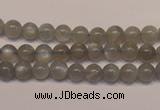 CMS302 15.5 inches 7mm round natural grey moonstone beads wholesale