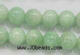 CMS405 15.5 inches 12mm round green moonstone beads wholesale