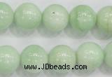 CMS406 15.5 inches 14mm round green moonstone beads wholesale