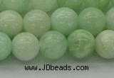 CMS412 15.5 inches 8mm round green moonstone beads wholesale