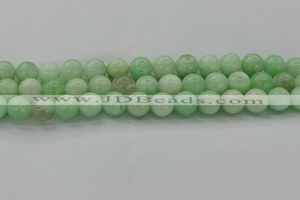 CMS413 15.5 inches 10mm round green moonstone beads wholesale