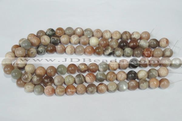 CMS505 15.5 inches 12mm round moonstone beads wholesale