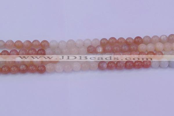 CMS632 15.5 inches 8mm round rainbow moonstone gemstone beads