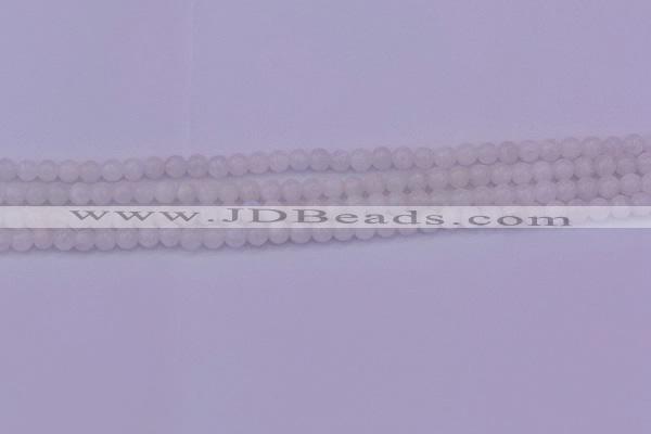 CMS640 15.5 inches 4mm round white moonstone beads wholesale