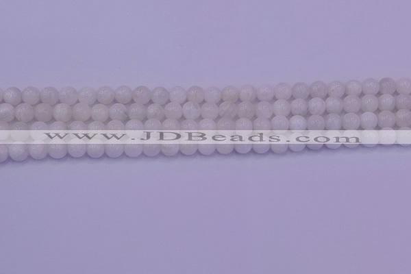 CMS641 15.5 inches 6mm round white moonstone beads wholesale