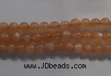 CMS731 15.5 inches 6mm round A grade natural peach moonstone beads