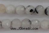 CMS801 15.5 inches 6mm faceted round white moonstone beads