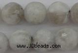 CMS803 15.5 inches 10mm faceted round white moonstone beads