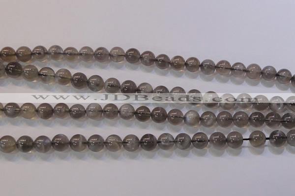 CMS852 15.5 inches 8mm round natural black moonstone beads