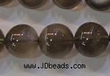 CMS854 15.5 inches 12mm round natural black moonstone beads