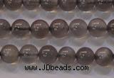 CMS858 15.5 inches 6mm round A grade natural black moonstone beads