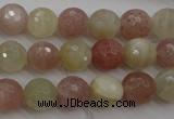 CMS880 15.5 inches 10mm faceted round moonstone gemstone beads