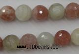 CMS881 15.5 inches 12mm faceted round moonstone gemstone beads