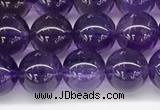 CNA1151 15.5 inches 6mm round natural amethyst gemstone beads