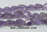 CNA200 15.5 inches 8*14mm faceted nugget natural amethyst beads