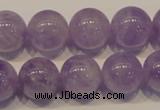 CNA303 15.5 inches 14mm round natural lavender amethyst beads