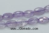 CNA328 15.5 inches 8*12mm faceted oval natural lavender amethyst beads