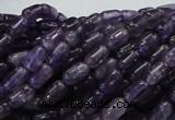 CNA33 15.5 inches 5*8mm rice grade A natural amethyst beads