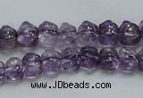 CNA40 15.5 inches 8*11mm pig-shaped grade A natural amethyst beads