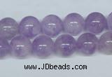 CNA404 15.5 inches 14mm round natural lavender amethyst beads