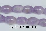 CNA412 15.5 inches 10*14mm rice natural lavender amethyst beads