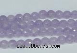 CNA421 15.5 inches 6mm faceted round natural lavender amethyst beads