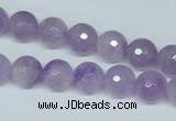 CNA423 15.5 inches 10mm faceted round natural lavender amethyst beads