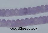 CNA427 4*8mm faceted rondelle natural lavender amethyst beads