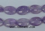 CNA446 15.5 inches 13*18mm oval natural lavender amethyst beads