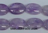 CNA448 15.5 inches 16*22mm oval natural lavender amethyst beads