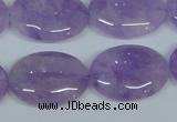 CNA450 15.5 inches 22*30mm oval natural lavender amethyst beads