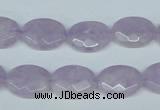 CNA455 15.5 inches 12*16mm faceted oval natural lavender amethyst beads