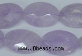 CNA458 15.5 inches 18*25mm faceted oval natural lavender amethyst beads