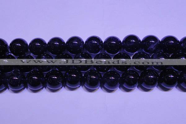 CNA566 15.5 inches 16mm round AA grade natural dark amethyst beads