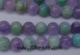 CNA652 15 inches 8mm round lavender amethyst & amazonite beads