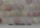 CNA671 15.5 inches 6mm round matte lavender amethyst beads