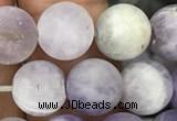 CNA677 15.5 inches 8mm round matte lavender amethyst beads