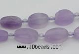 CNA721 15.5 inches 8*12mm oval amethyst gemstone beads wholesale