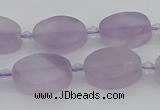 CNA723 15.5 inches 9*16mm oval amethyst gemstone beads wholesale