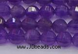 CNA751 15.5 inches 6mm faceted round natural amethyst beads