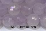 CNA790 15.5 inches 8mmm faceted round lavender amethyst beads